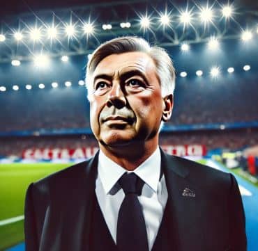 AI로 만든 카를로 안첼로티 이미지