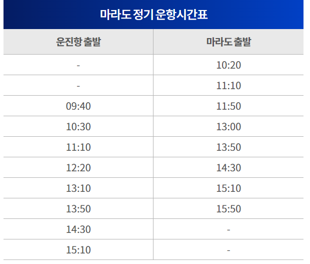 시간표