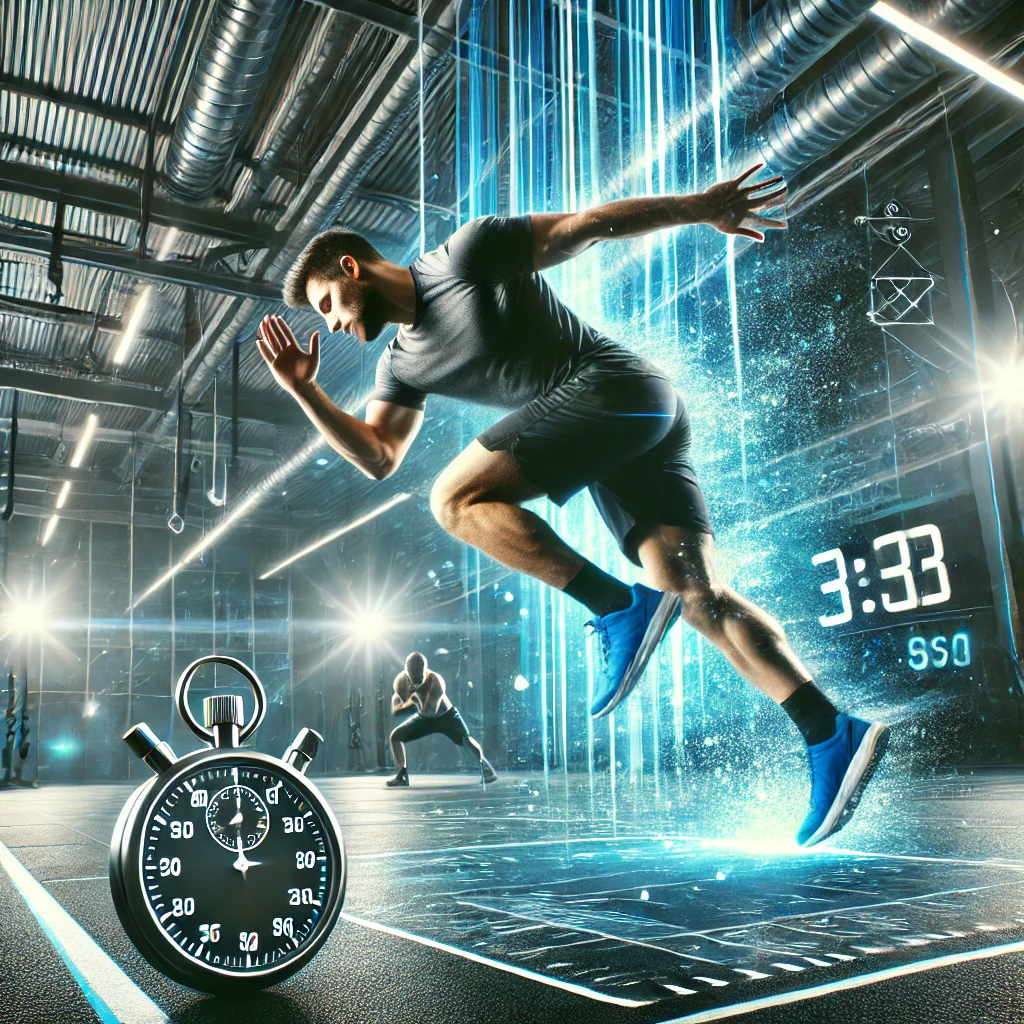 HIIT-운동-체육관-역동적-운동-초시계