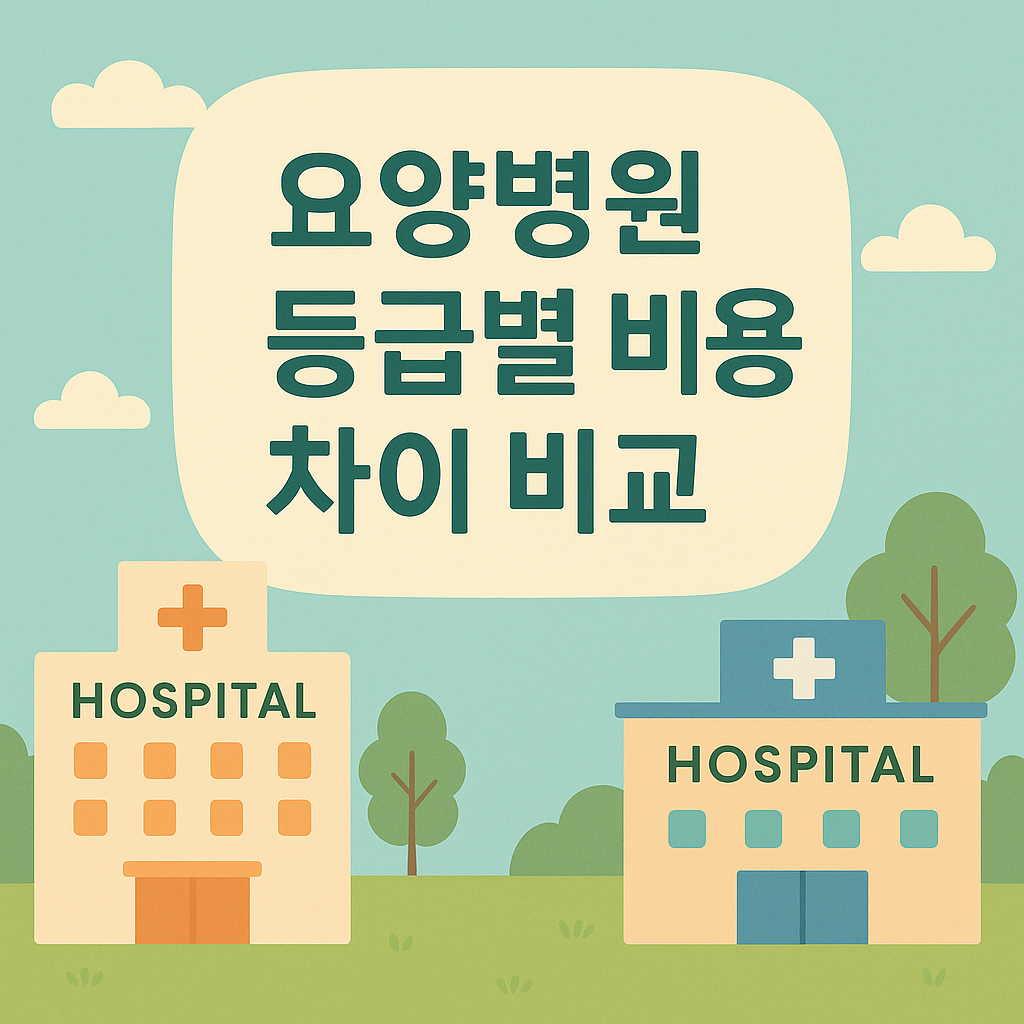 요양병원 등급별 비용 비교