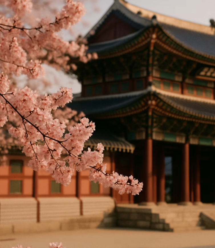 봄, 수줍게 피어나는 궁궐의 속살