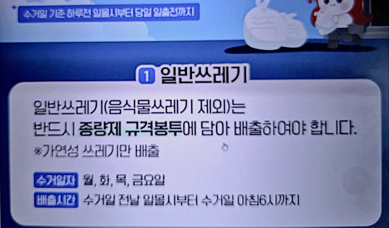 쓰레기 분리 수거