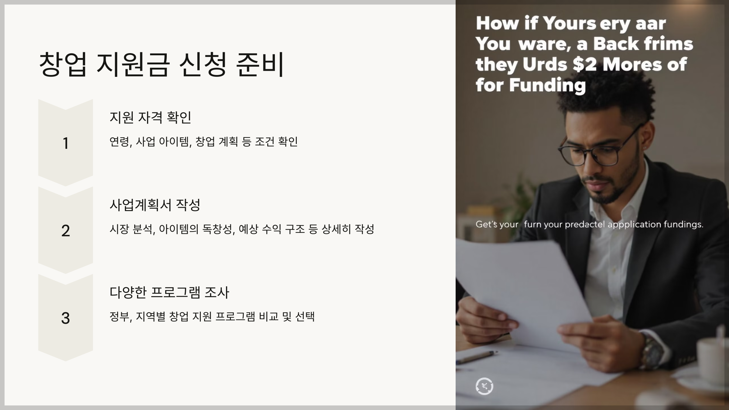 창업 지원금