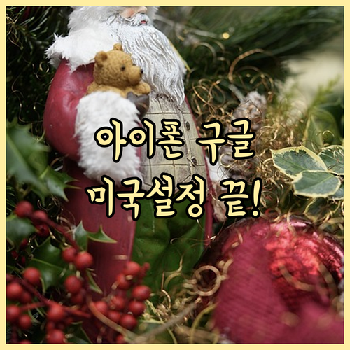 미국 구글 접속 방법 아이폰 사파리 ..