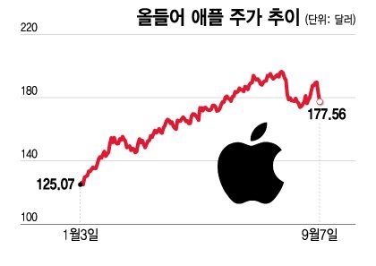애플 주가 추이