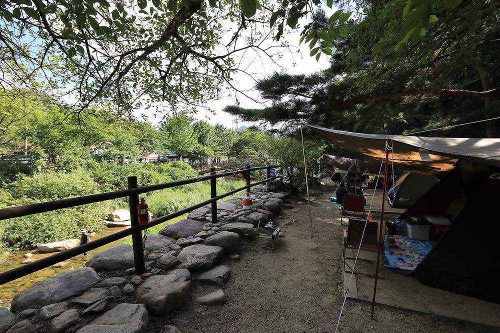 충청북도 제천시 월악산국립공원 덕주야영장 소개