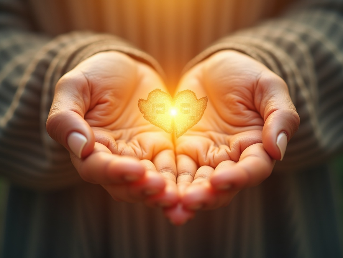 두손모아 근로장려금을 소중히 지원 받는 모습