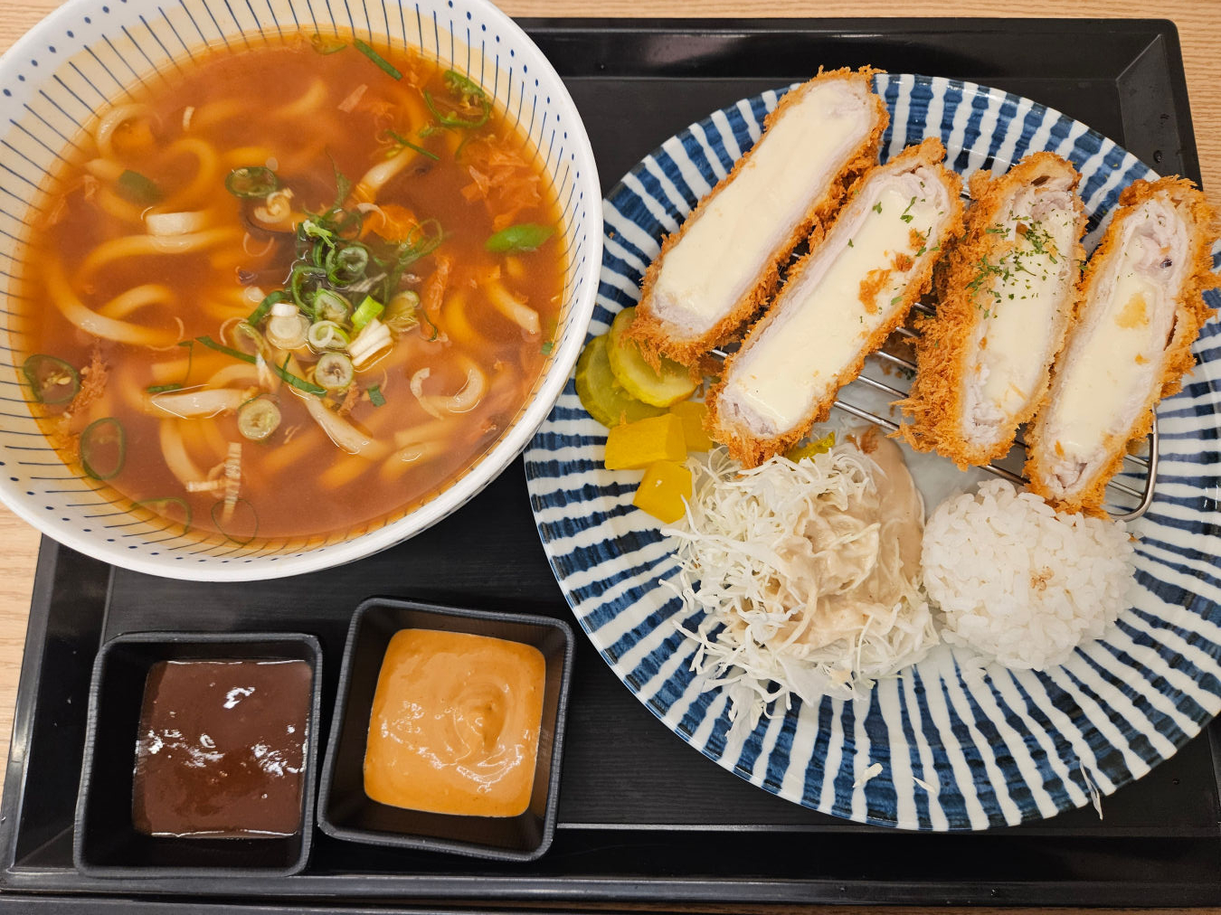 매교역 최고당 돈가스 1인 세트