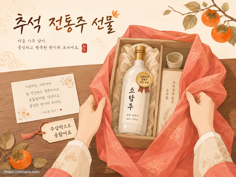 전통주 플랫폼, 명절엔 선물 세트 기획전이 열려요.