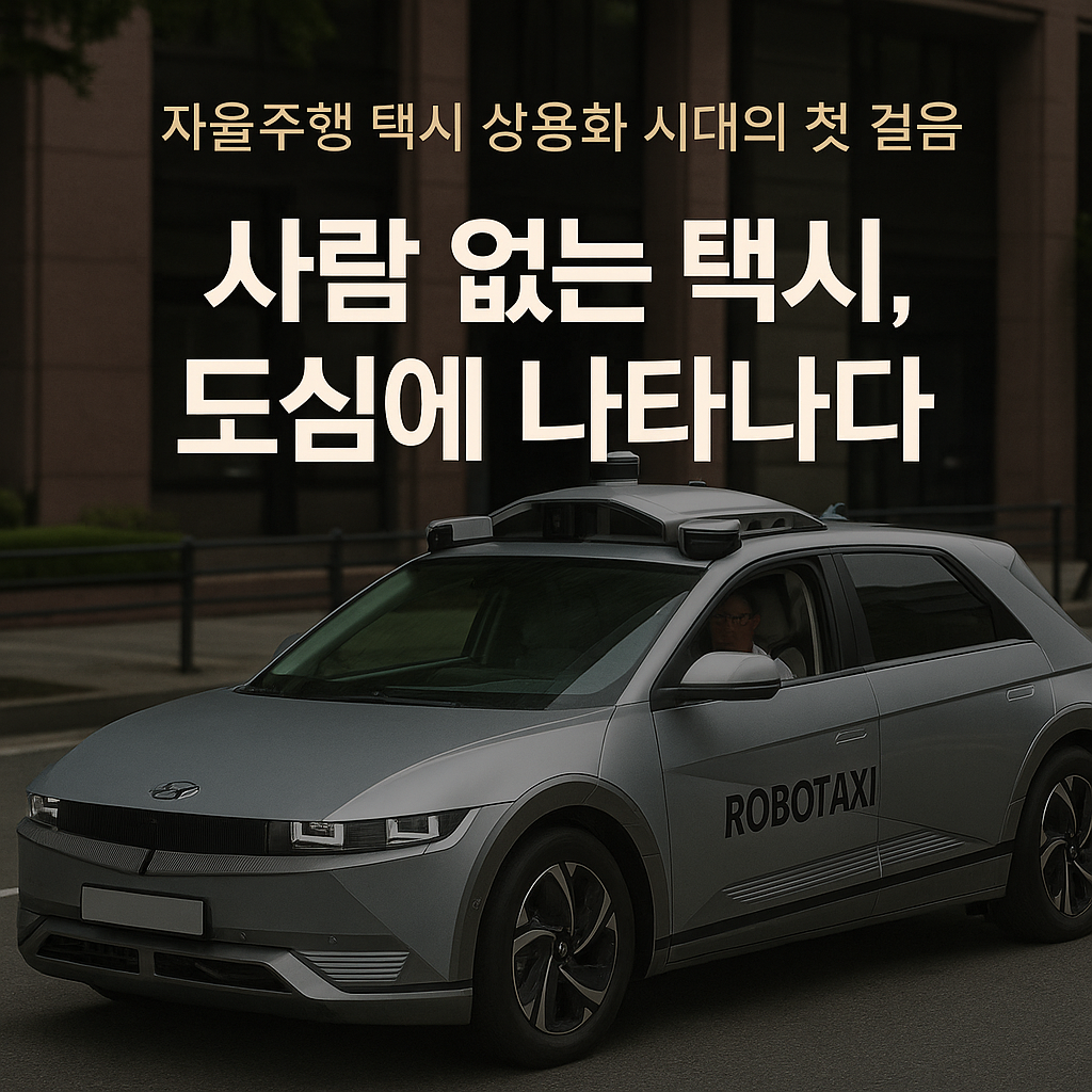 사람 없는 택시, 도심에 나타나다