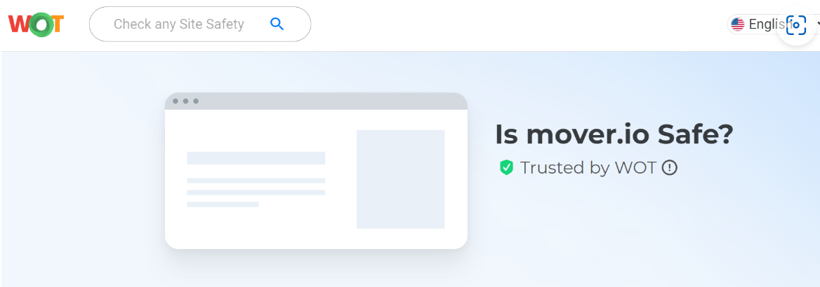 Mover io를 안전하다고 이야기한 사이트