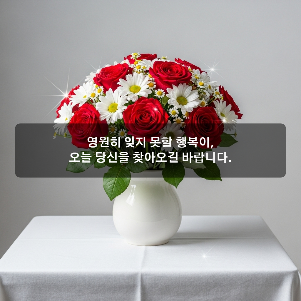 생일축하 꽃다발 이미지 문구 모음 메세지