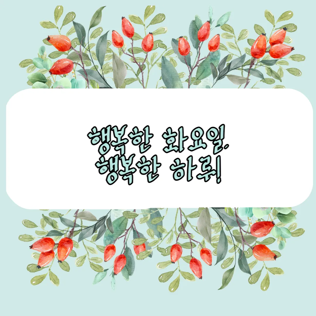 행복한-화요일-이미지