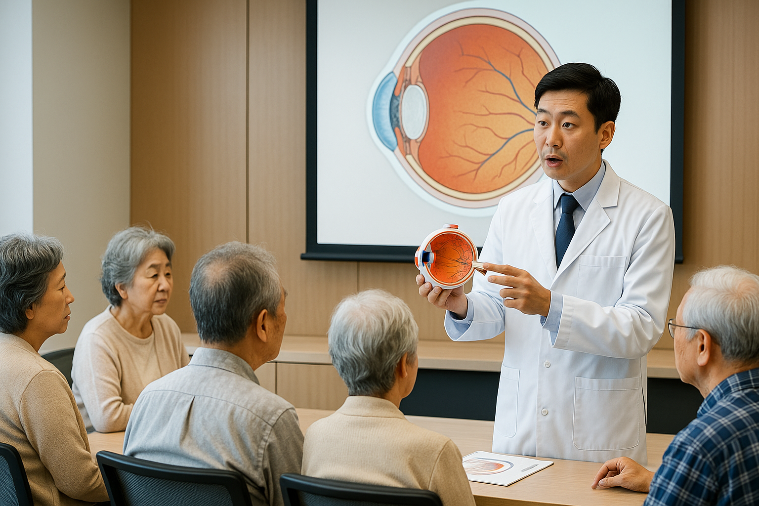 노인 시력저하 원인과 예방법 (노안, 황반변성, 백내장)