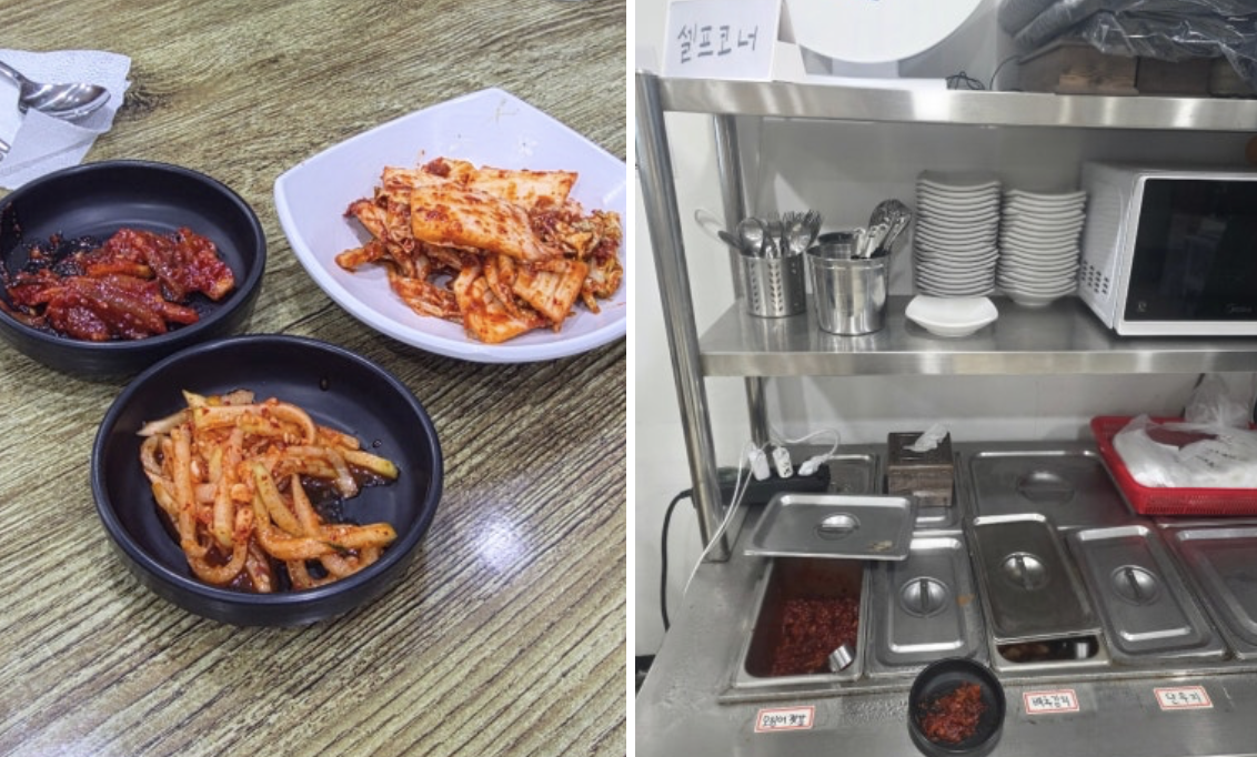 (제주 5월) 중문바다향 후기 - 보말칼국수와 오징어젓갈 (보통맛 vs 얼큰한맛)