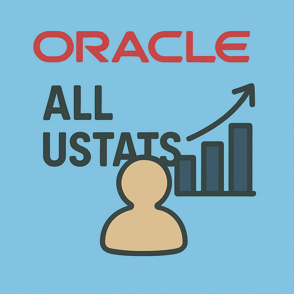 ALL_USTATS 뷰 심층 분석과 실무 활용 전략