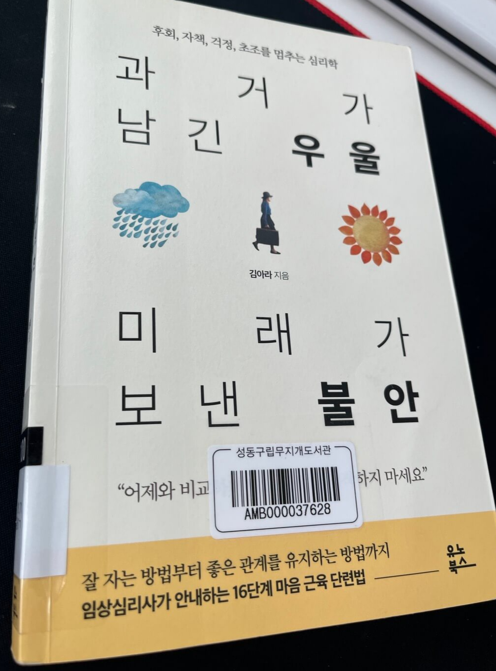도서 [과거가 남긴 우울, 미래가 보낸 불안] 표지