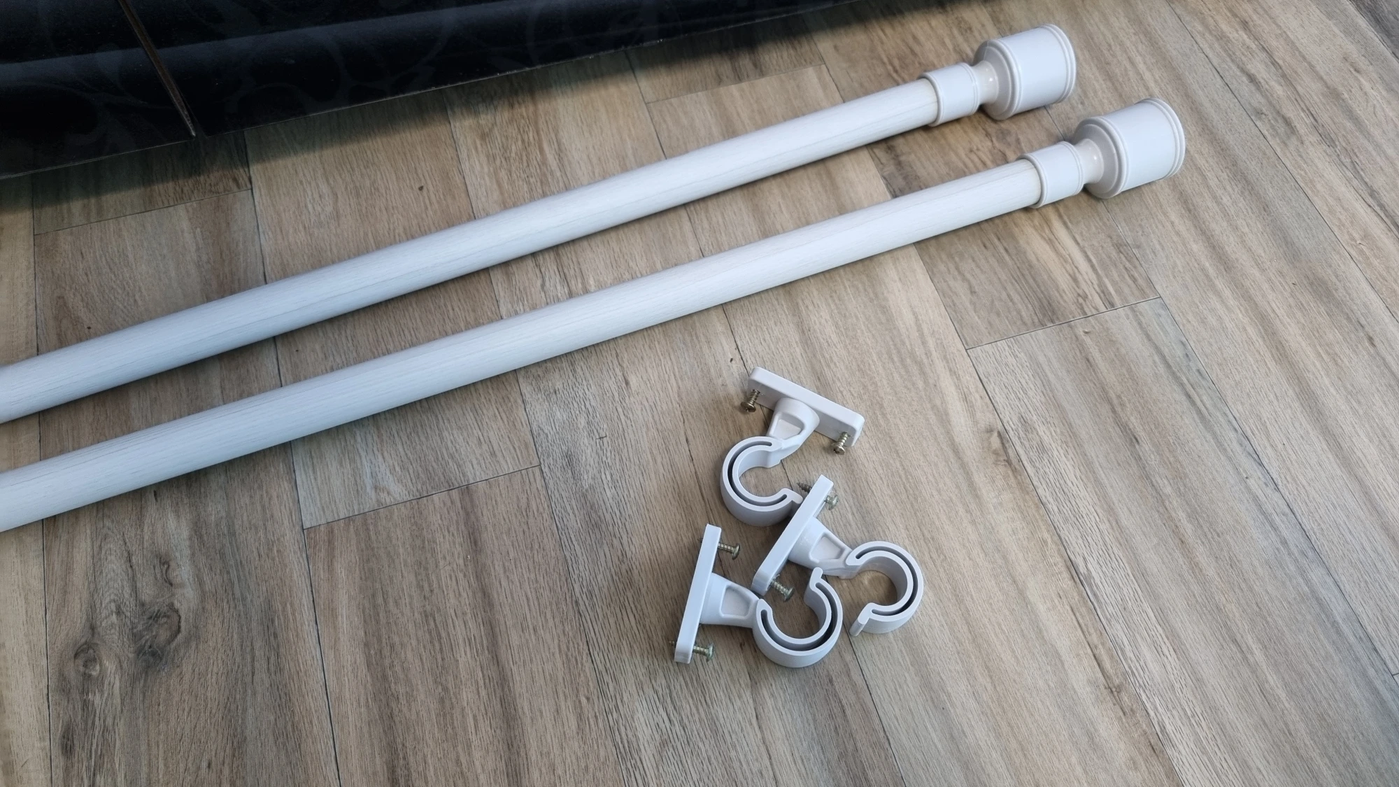 커튼봉 뗀 모습