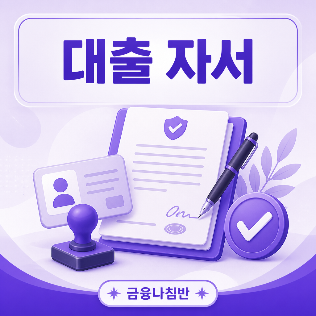 대출 자서