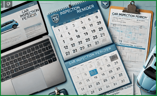 자동차 정기검사 조회, 예약