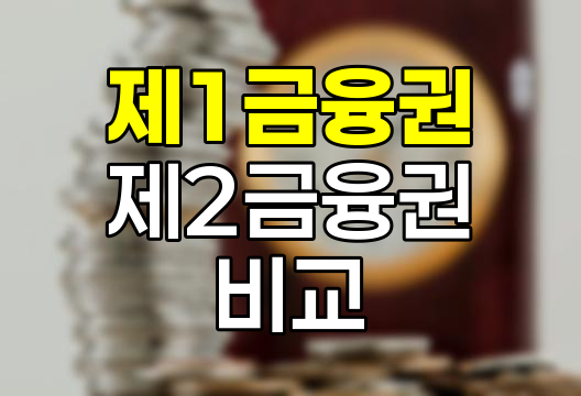 제1금융권과 제2금융권, 금융 생태계의 두 축