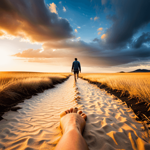 모래-위-맨발걷기