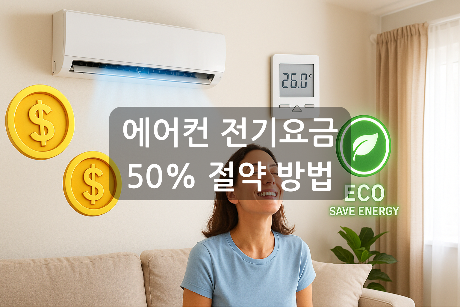 에어컨 전기요금 50% 절약하는 설정 온도와 사용법 완벽 가이드