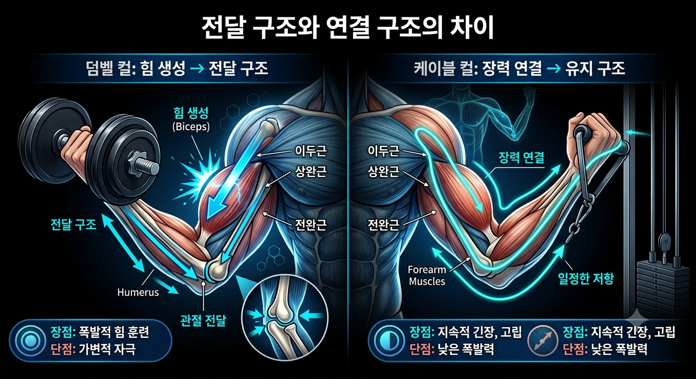 전달 구조와 연결 구조의 차이