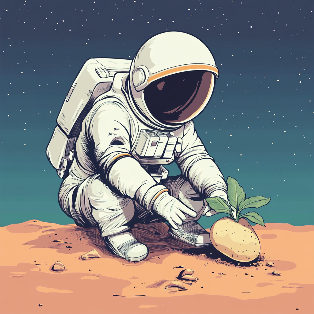 우주 농업의 미래 감자에게 달렸다?