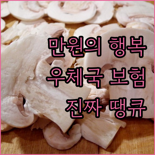 우체국에서 이런 것도 해주네? 만원의..