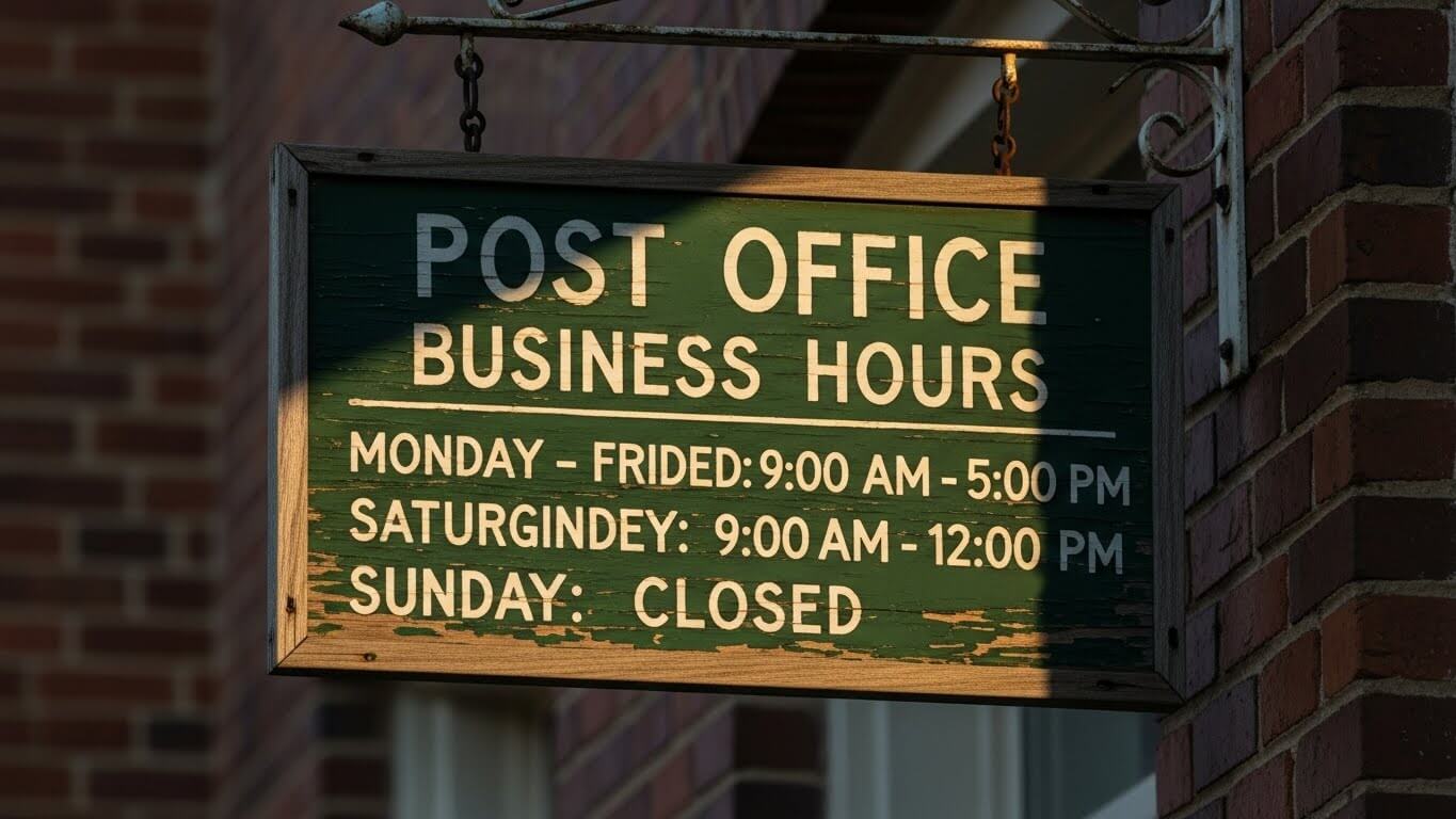 우체국 은행 영업시간, 모르고 가면 헛걸음입니다