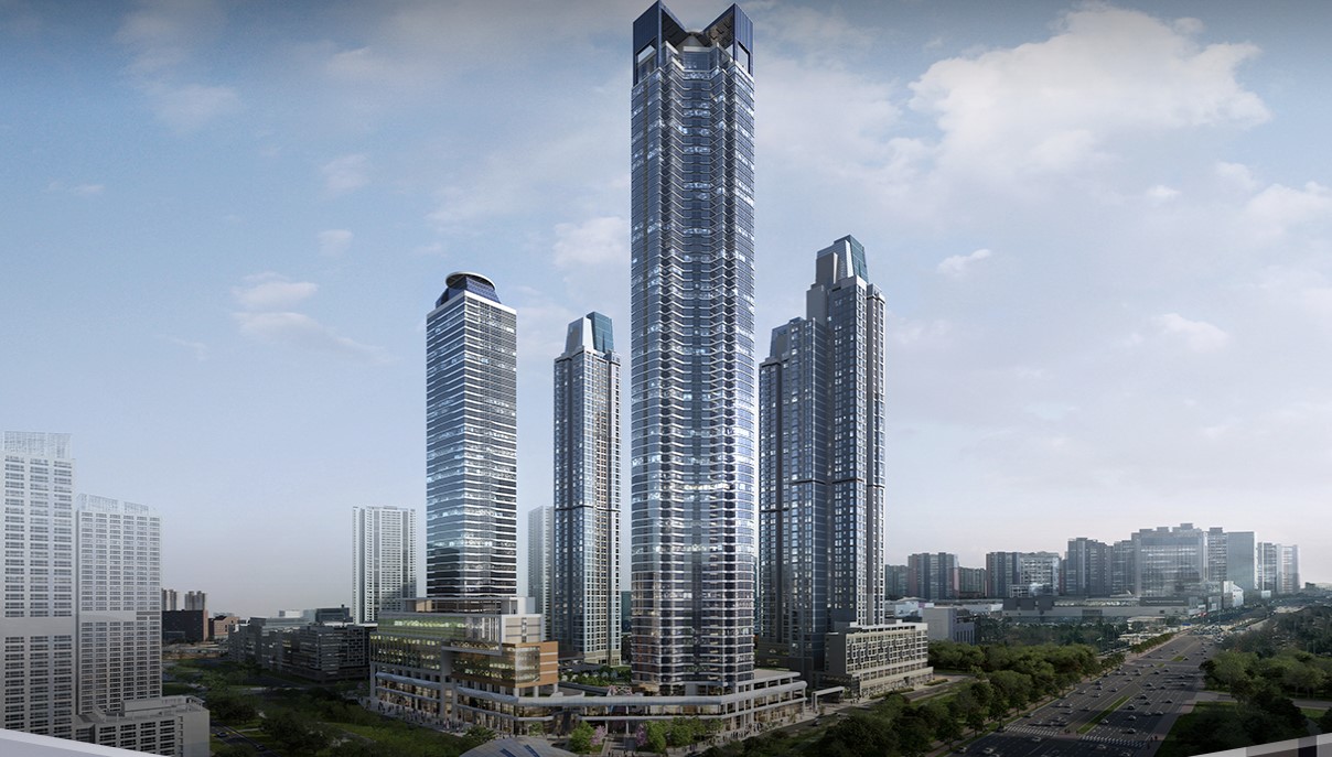 송도 아메리칸타운 더샵 조감도