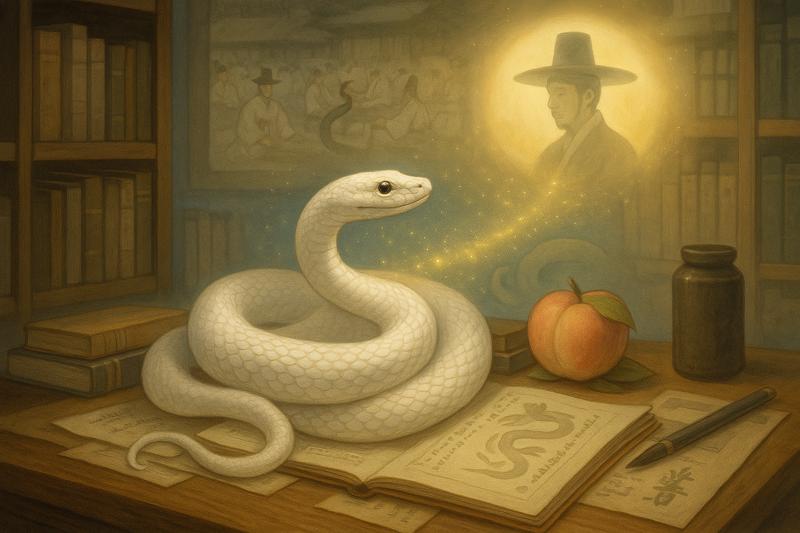 구렁이 태몽 상징 이미지