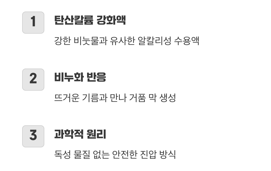 소화기 속 액체의 정체는?