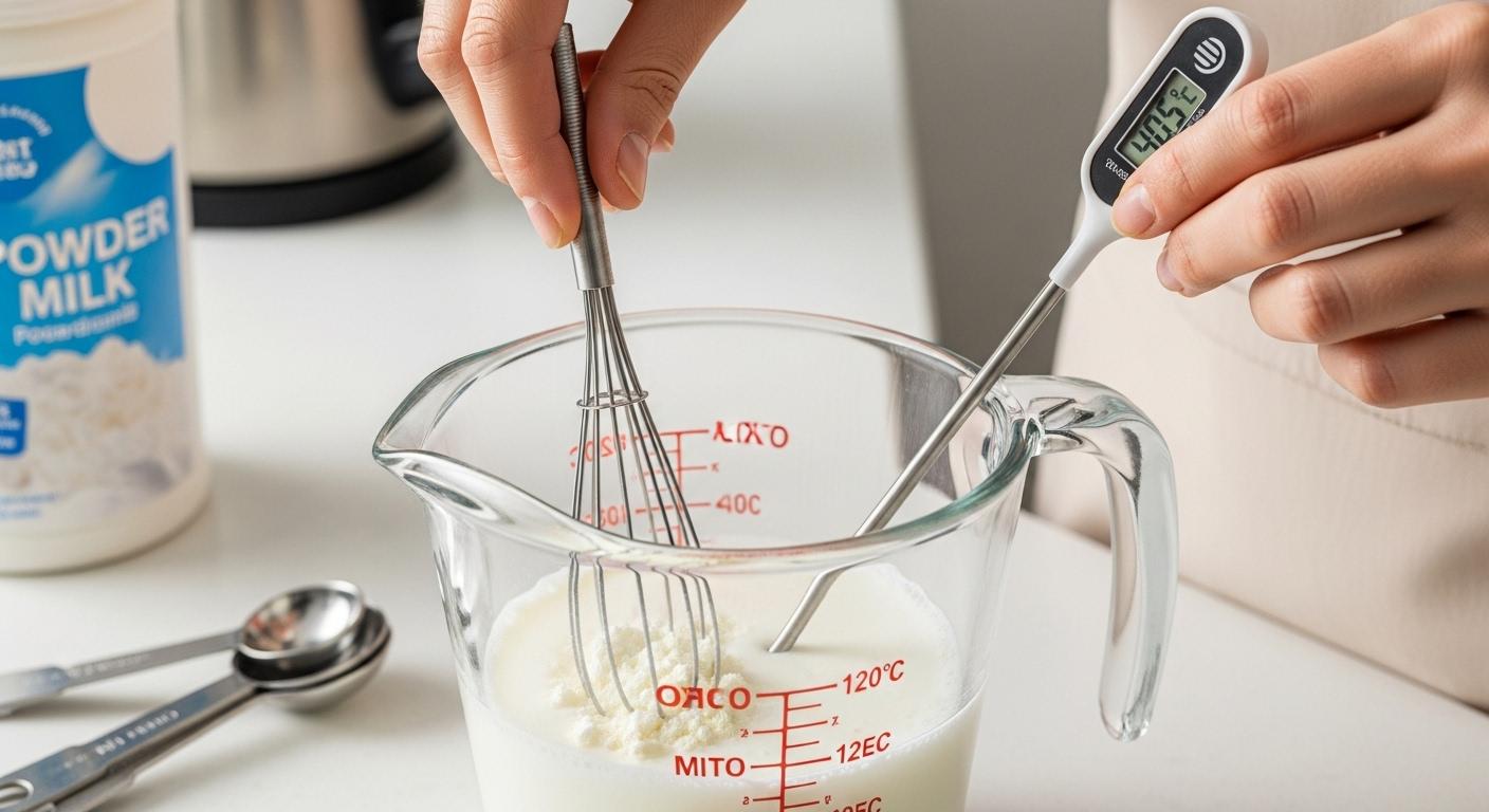 분유 온도 맞추는법