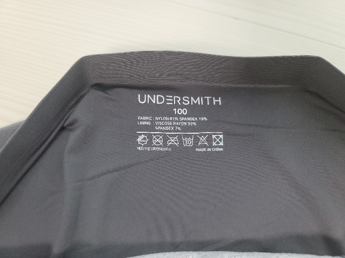 사이즈, 소재 및 세탁 방법