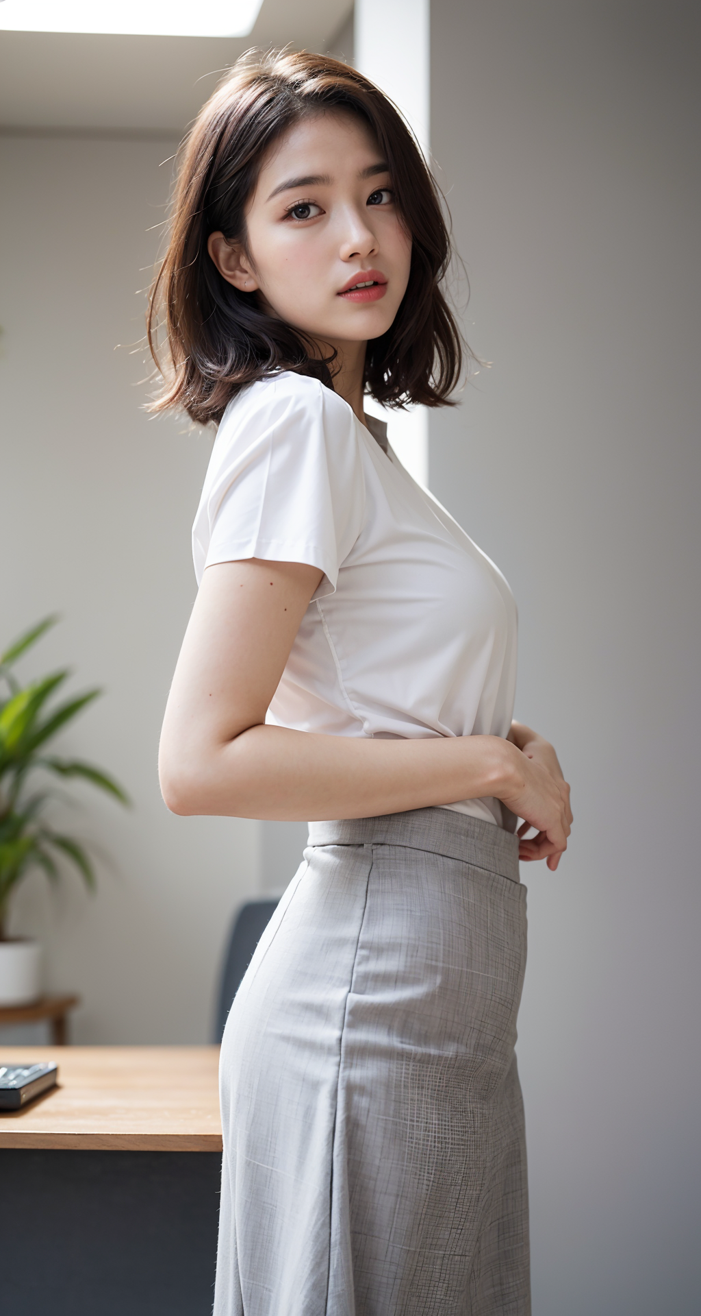 AI 실사 - 오피스 룩북