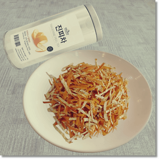 진피 차 효능 및 활성 성분, 만들기와 우리기