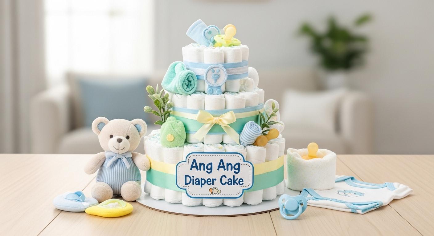 앙앙기저귀케이크