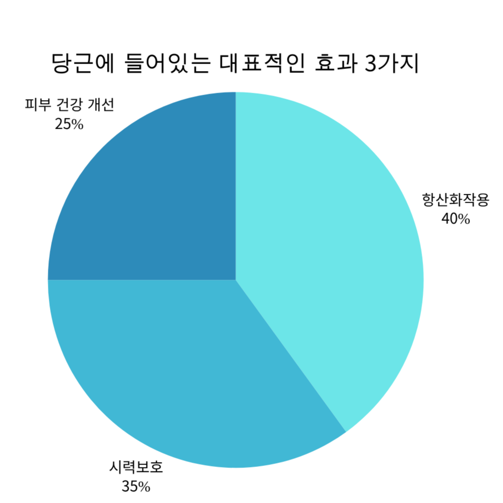 당근에 들어있는 대표적인 효과 3가지