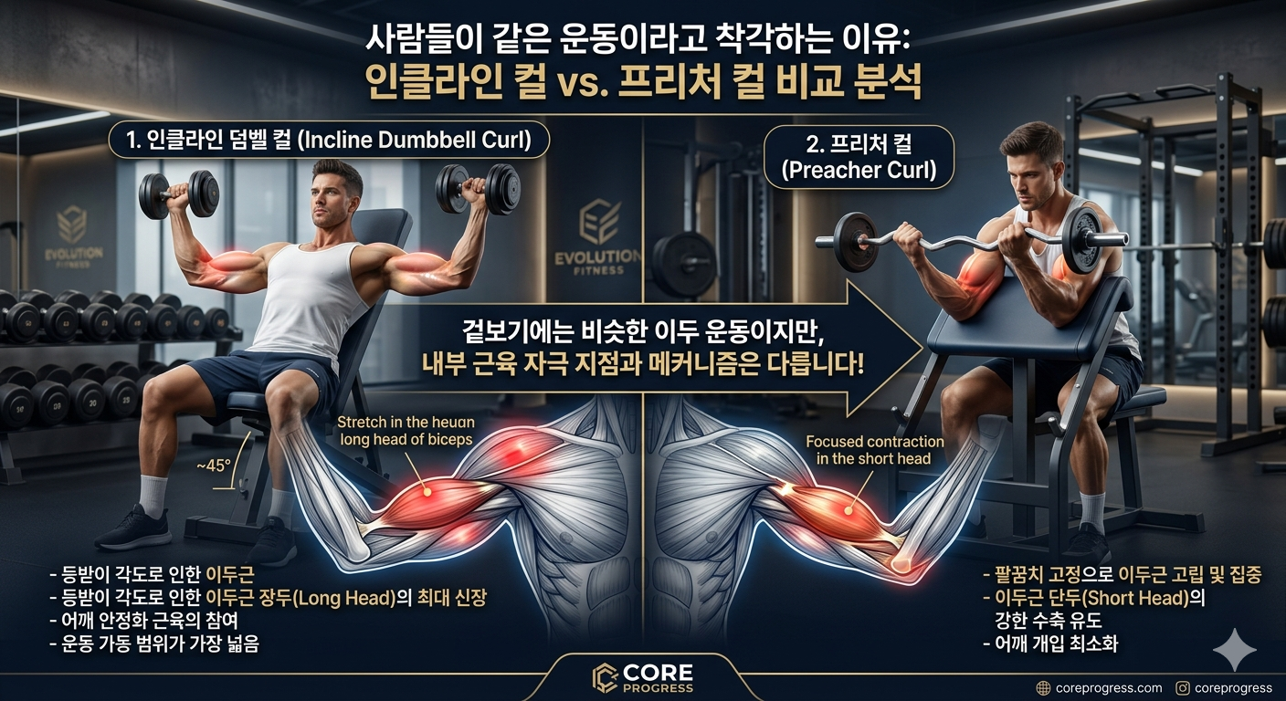 사람들이 같은 운동이라고 착각하는 이유