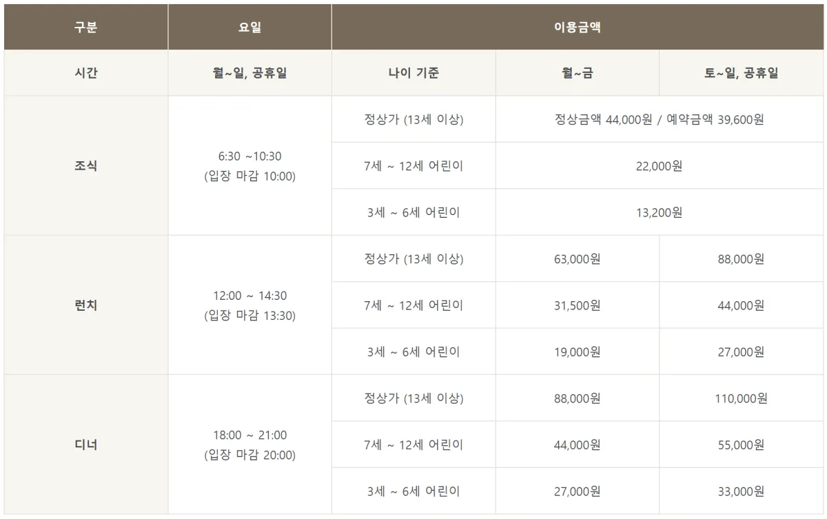 츠인천-중구-영종도-네스트호텔-레스토랑-플라츠-이용안내