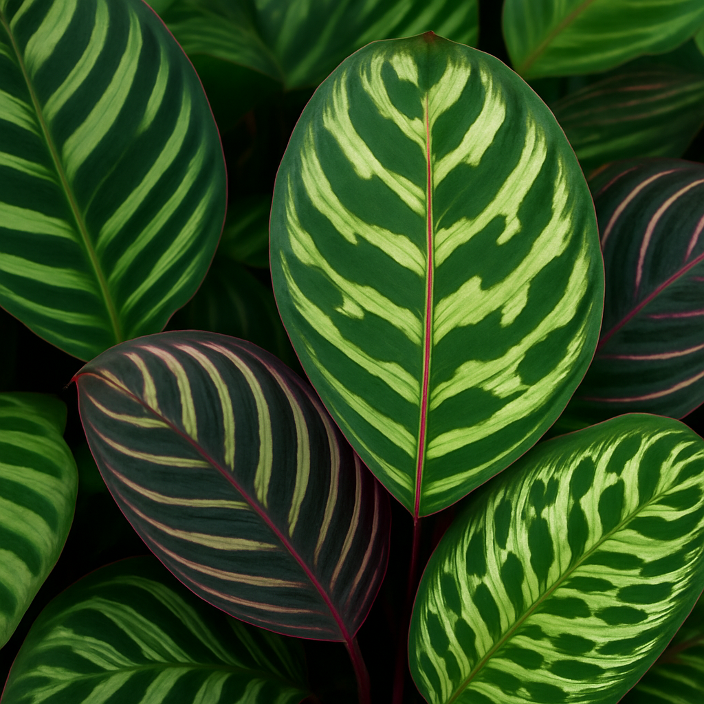 칼라데아·칼라타 식물의 잎 무늬별 맞춤 온·습도 관리