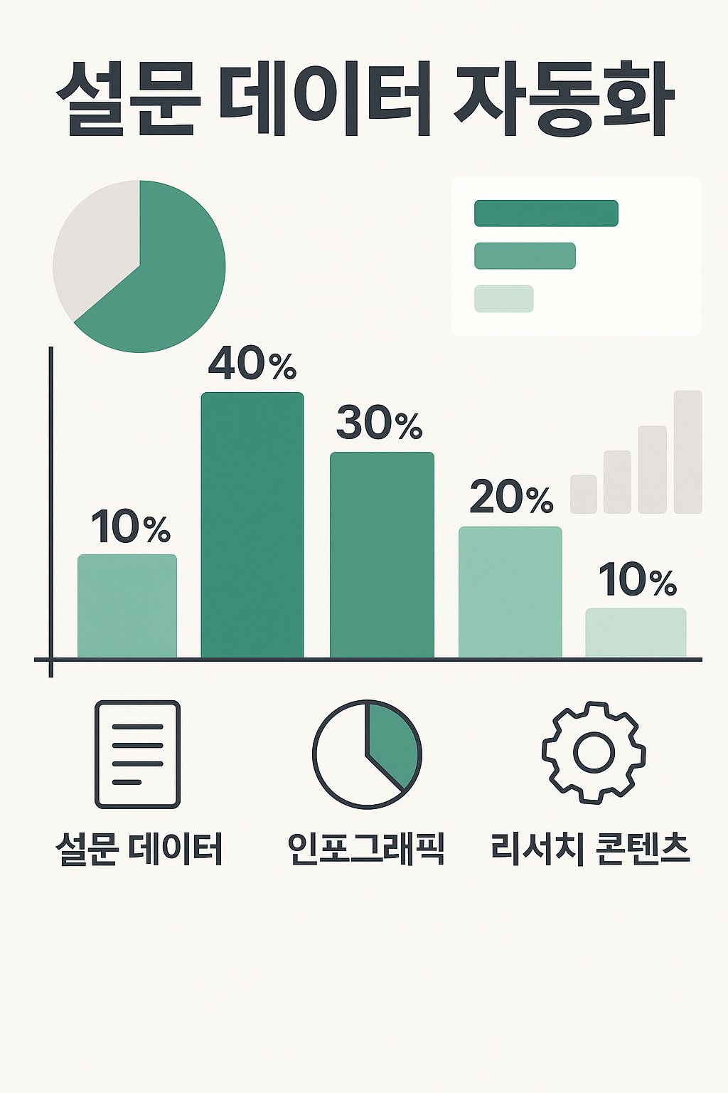 AI 사진 편집으로 온라인 설문/리서치 콘텐츠용 인포그래픽