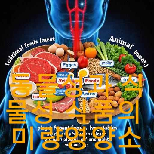 식물성 식품과 동물성 식품의 미량 영양소 가용성 비교