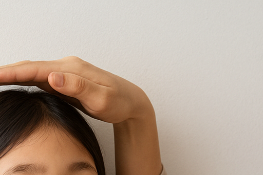 아이의 키재는 모습