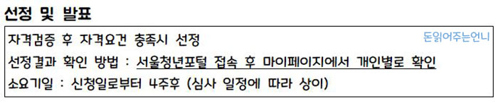 청년취업장려금 발표