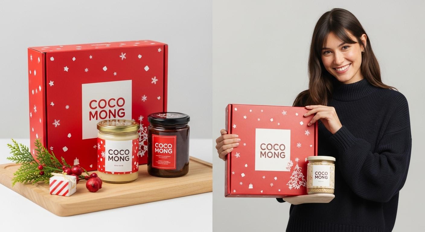 코코몽 크리스마스 선물 상자