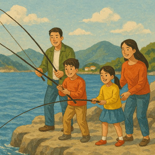 가족 낚시
