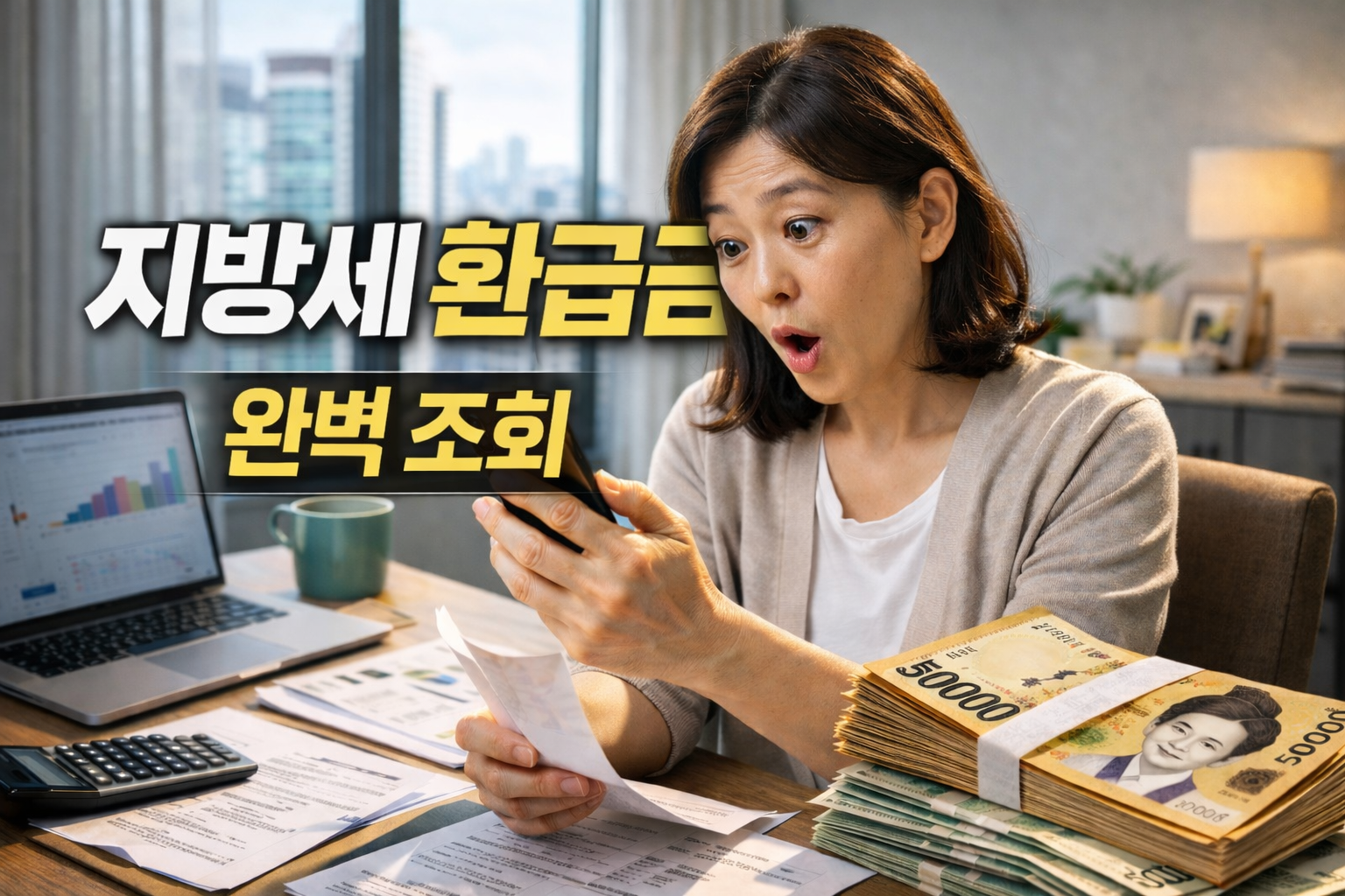 지방세 환급금 놓치면 손해! 5분 완벽 조회법